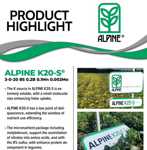 ALPINE K20-S Product Sheet