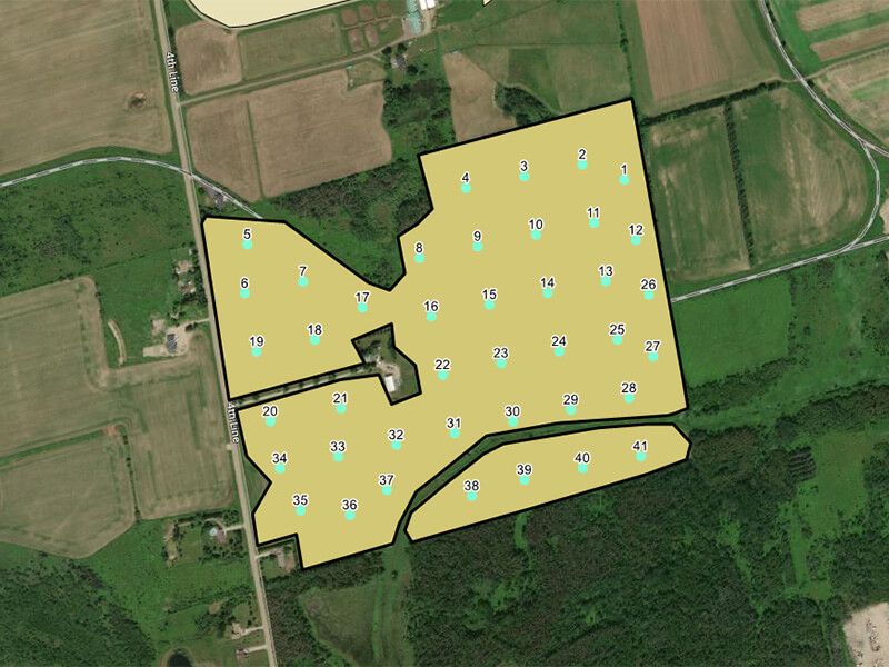 Soil Sampling grid image
