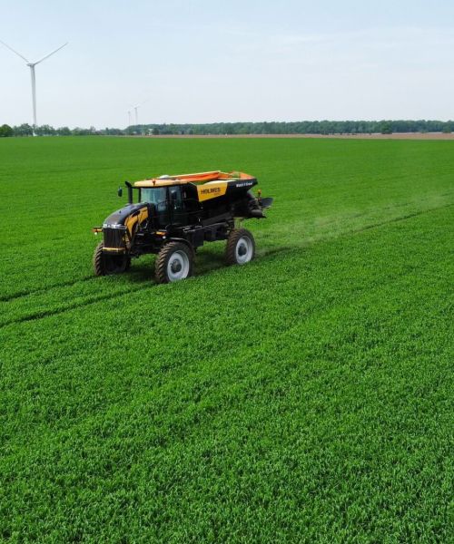 Holmes truck on the field