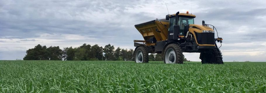 Contact Holmes Agro truck on crop